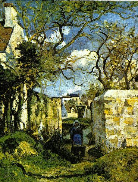 Camille Pissarro Paisagem de Pontoise oil painting picture